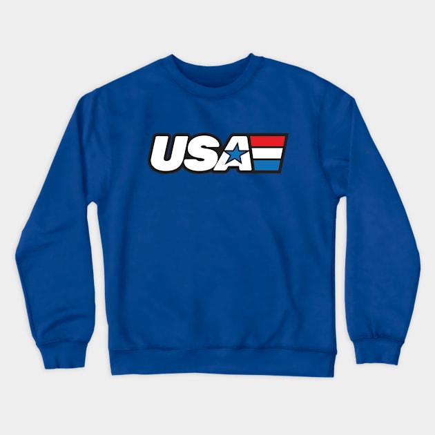 USA 4th of July Americana Crewneck Sweatshirt by Doodl